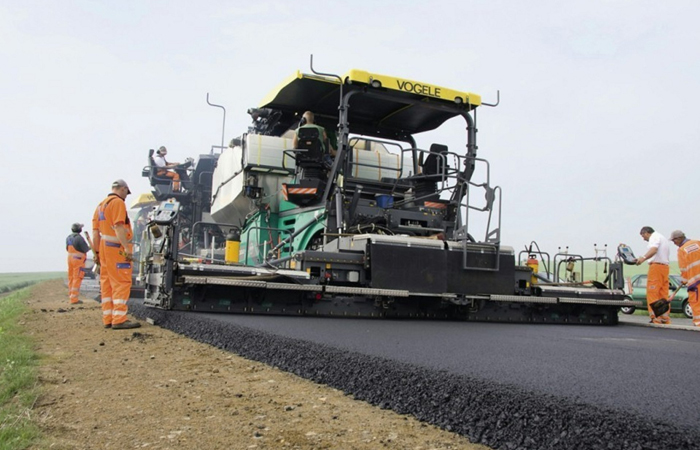 Asphalting Road